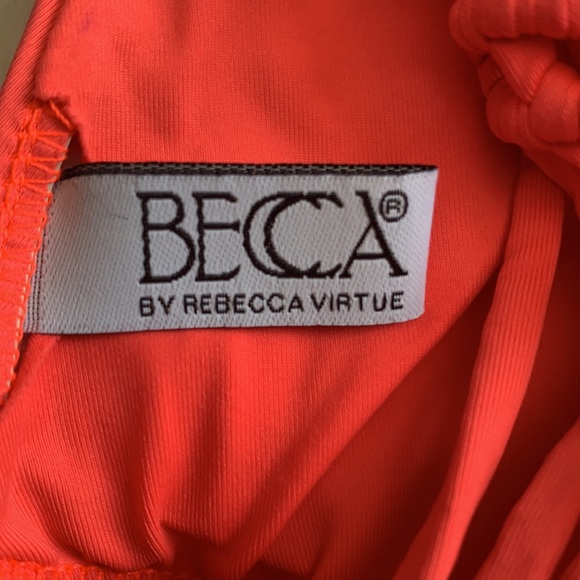 Orange/coral Becca by Rebecca Virtue CUTE bikini and never worn! - Picture 6 of 6